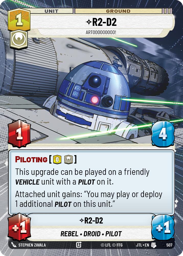R2-D2 - Artooooooooo! (507) (Hyperspace) (507) [Jump to Lightspeed] | Shuffle n Cut Hobbies & Games