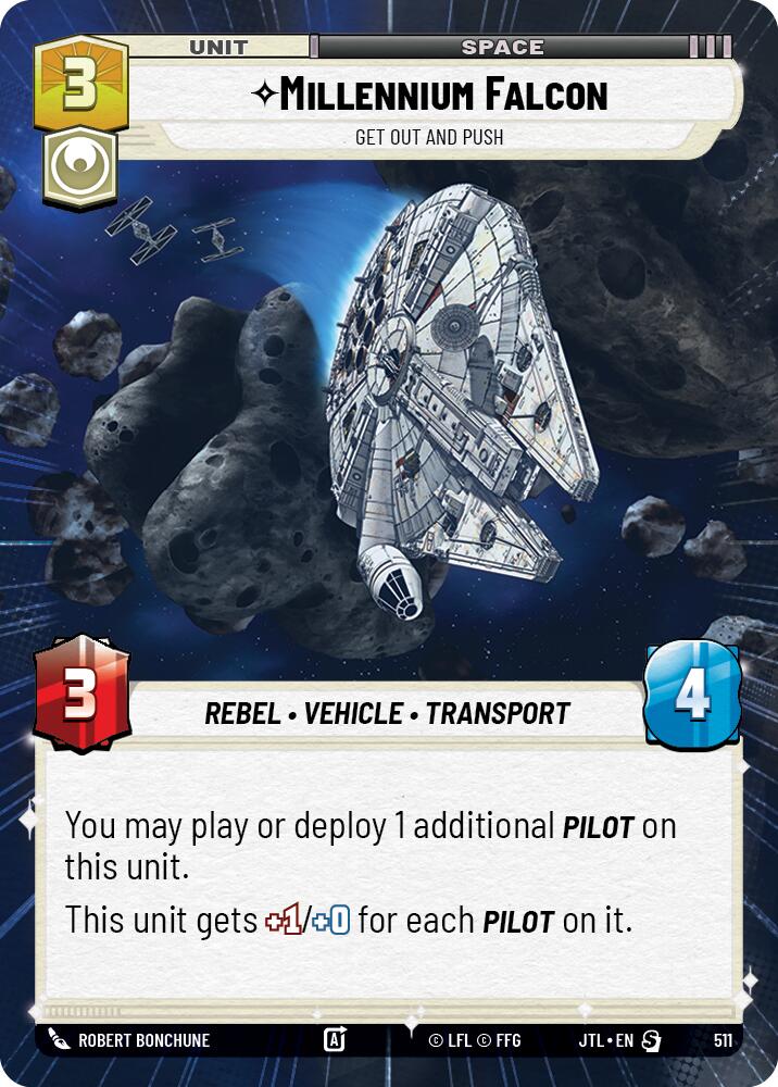 Millennium Falcon - Get Out And Push (511) (Hyperspace) (511) [Jump to Lightspeed] | Shuffle n Cut Hobbies & Games