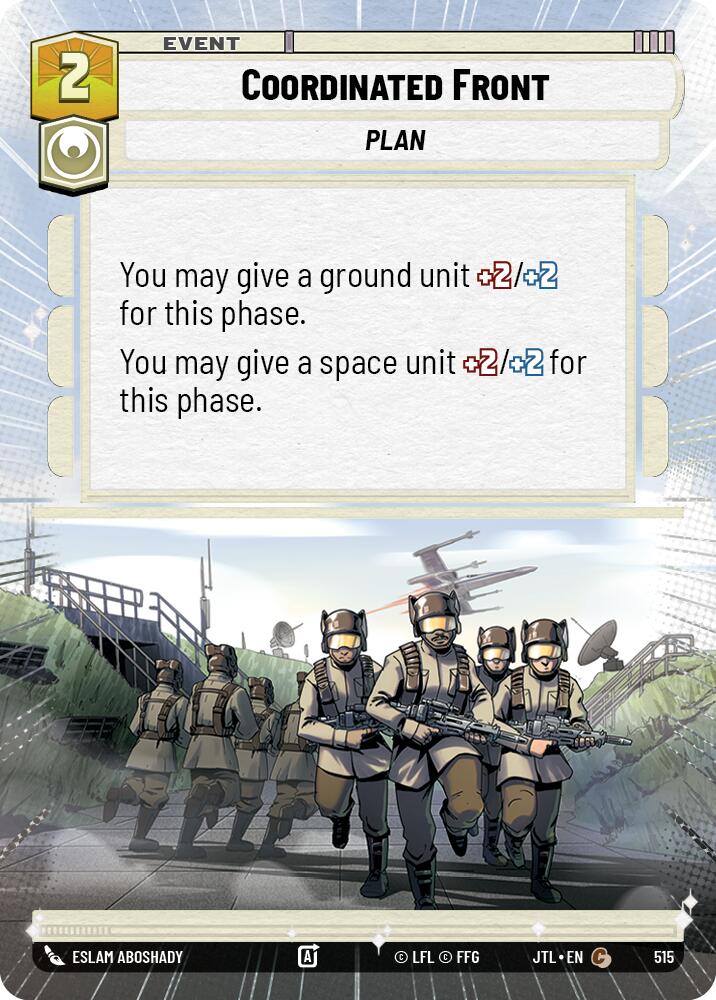 Coordinated Front (515) (Hyperspace) (515) [Jump to Lightspeed] | Shuffle n Cut Hobbies & Games