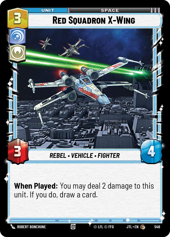 Red Squadron X-Wing (549) (549) [Jump to Lightspeed] | Shuffle n Cut Hobbies & Games