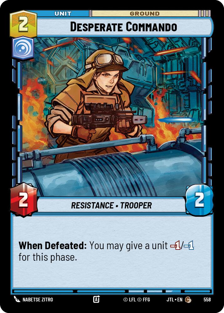 Desperate Commando (558) (558) [Jump to Lightspeed] | Shuffle n Cut Hobbies & Games
