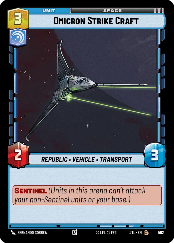 Omicron Strike Craft (562) (562) [Jump to Lightspeed] | Shuffle n Cut Hobbies & Games