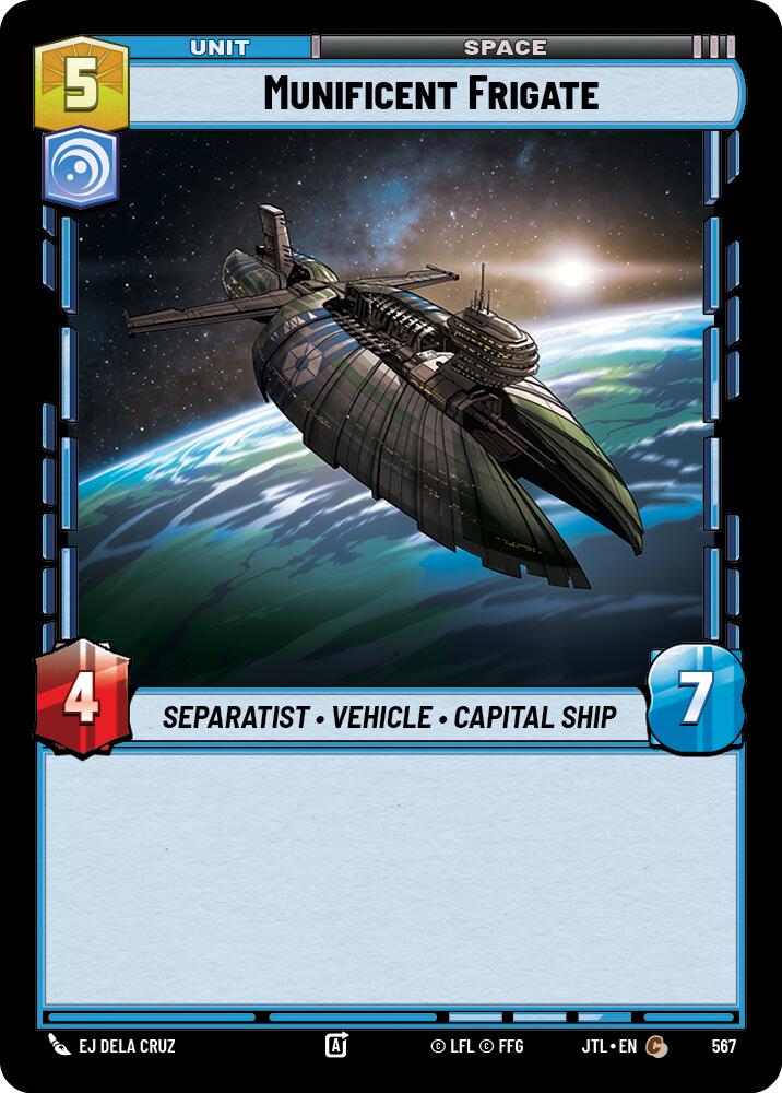 Munificent Frigate (567) (567) [Jump to Lightspeed] | Shuffle n Cut Hobbies & Games