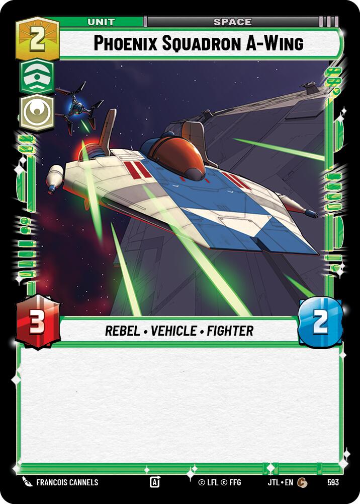 Phoenix Squadron A-Wing (593) (593) [Jump to Lightspeed] | Shuffle n Cut Hobbies & Games