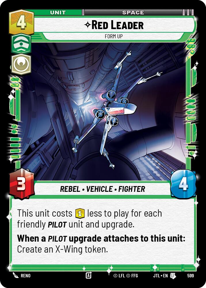 Red Leader - Form Up (599) (599) [Jump to Lightspeed] | Shuffle n Cut Hobbies & Games