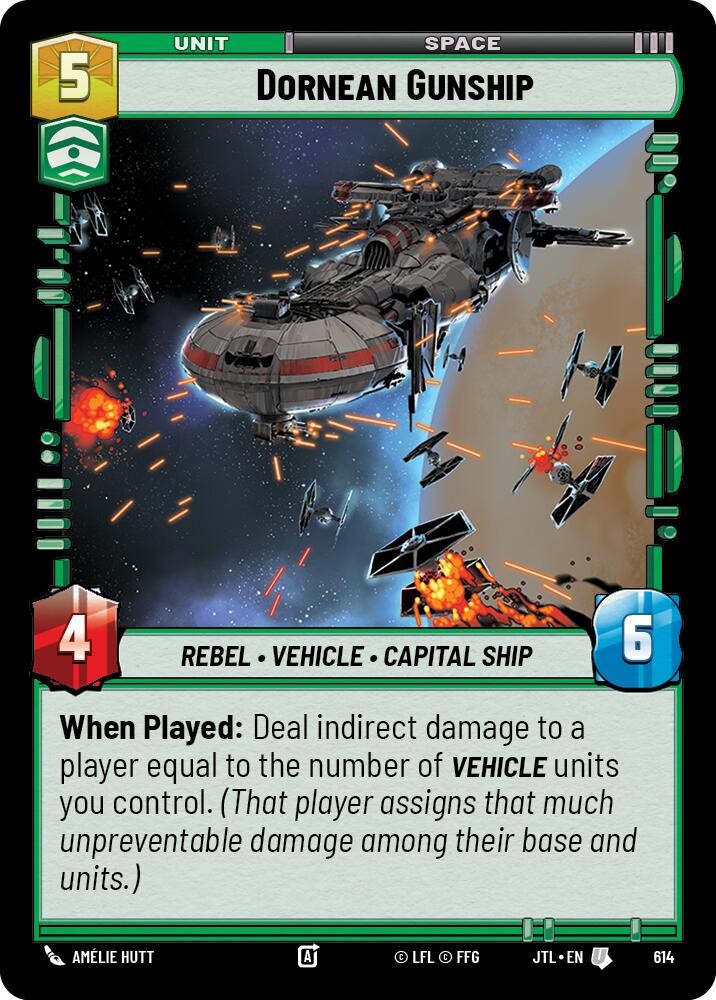 Dornean Gunship (614) (614) [Jump to Lightspeed] | Shuffle n Cut Hobbies & Games