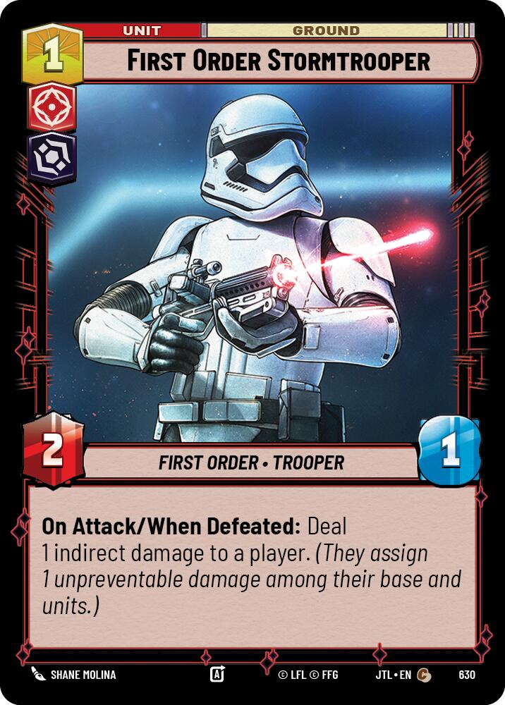First Order Stormtrooper (630) (630) [Jump to Lightspeed] | Shuffle n Cut Hobbies & Games