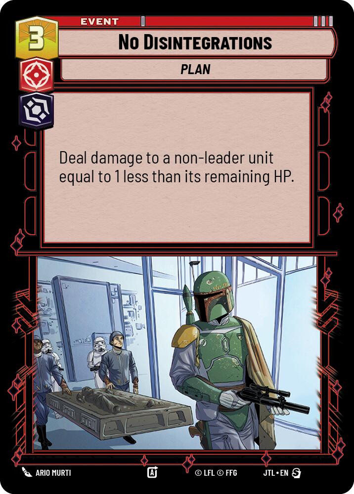 No Disintegrations (642) (642) [Jump to Lightspeed] | Shuffle n Cut Hobbies & Games