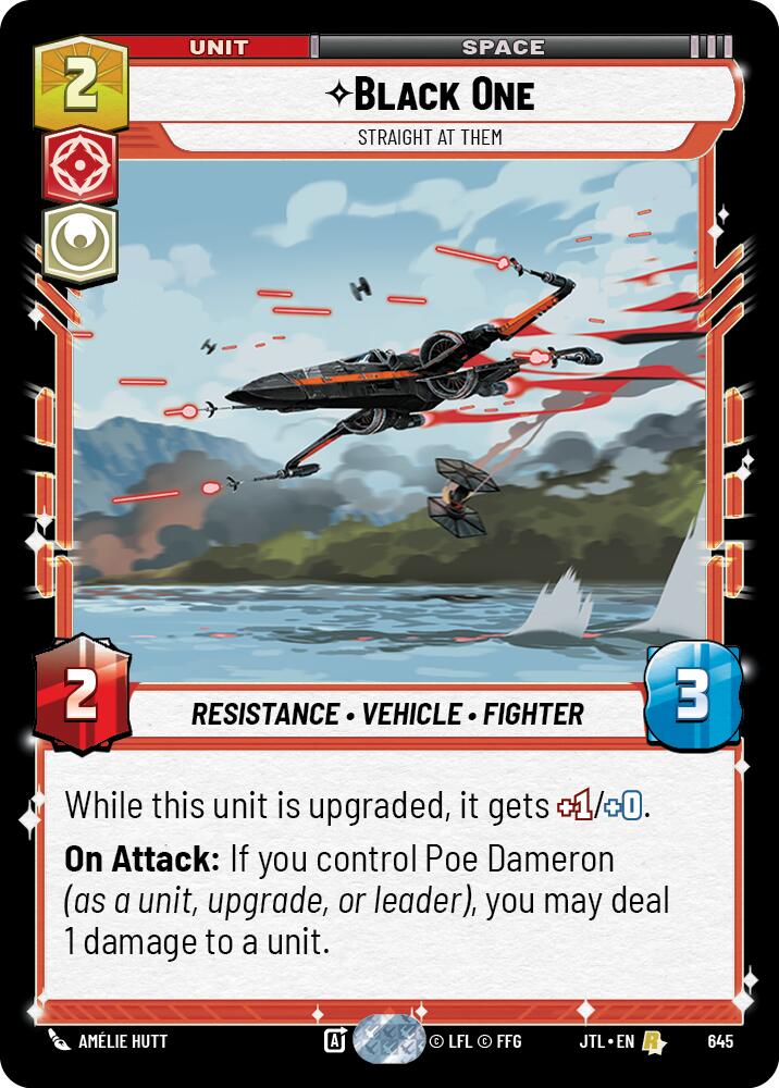 Black One - Straight At Them (645) (645) [Jump to Lightspeed] | Shuffle n Cut Hobbies & Games