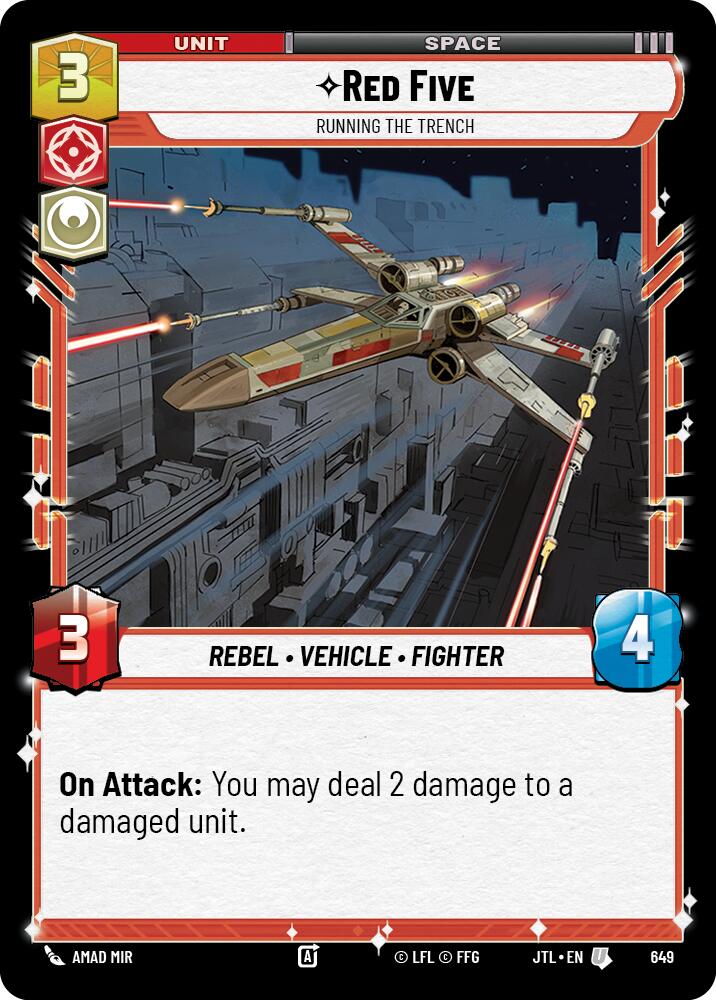 Red Five - Running the Trench (649) (649) [Jump to Lightspeed] | Shuffle n Cut Hobbies & Games
