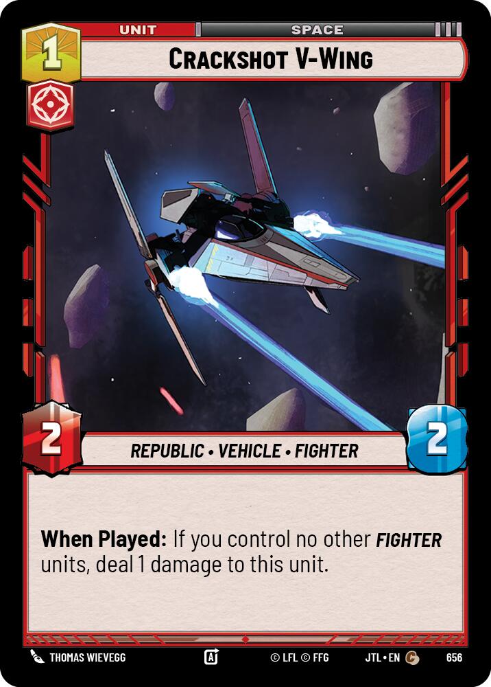 Crackshot V-Wing (656) (656) [Jump to Lightspeed] | Shuffle n Cut Hobbies & Games