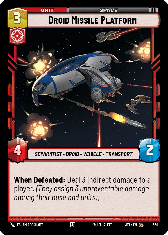 Droid Missile Platform (660) (660) [Jump to Lightspeed] | Shuffle n Cut Hobbies & Games