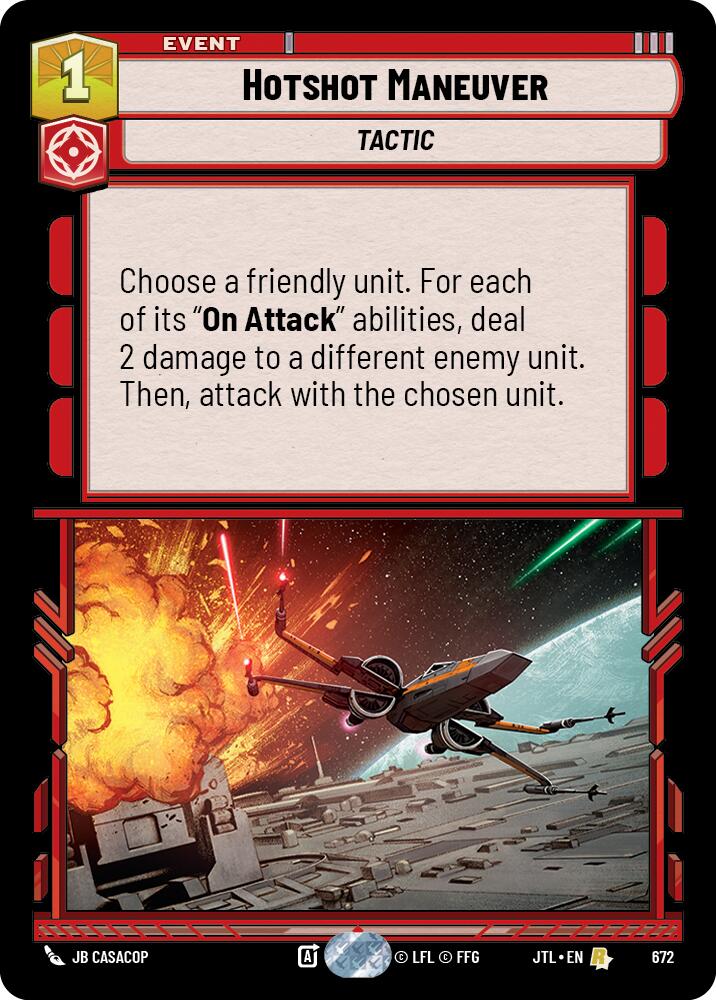 Hotshot Maneuver (672) (672) [Jump to Lightspeed] | Shuffle n Cut Hobbies & Games