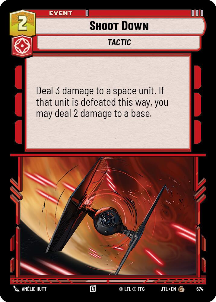 Shoot Down (674) (674) [Jump to Lightspeed] | Shuffle n Cut Hobbies & Games