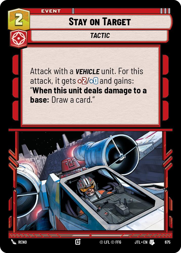 Stay on Target (675) (675) [Jump to Lightspeed] | Shuffle n Cut Hobbies & Games