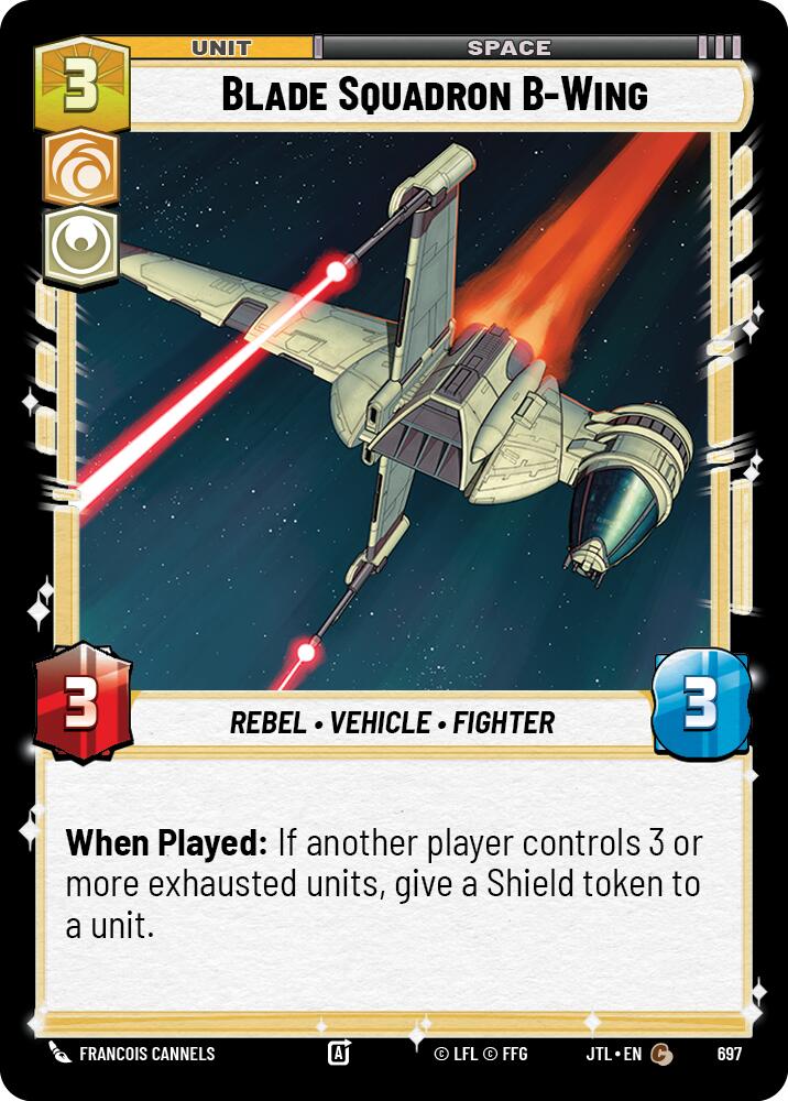 Blade Squadron B-Wing (697) (697) [Jump to Lightspeed] | Shuffle n Cut Hobbies & Games