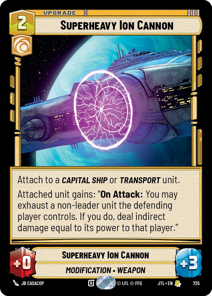 Superheavy Ion Cannon (725) (725) [Jump to Lightspeed] | Shuffle n Cut Hobbies & Games
