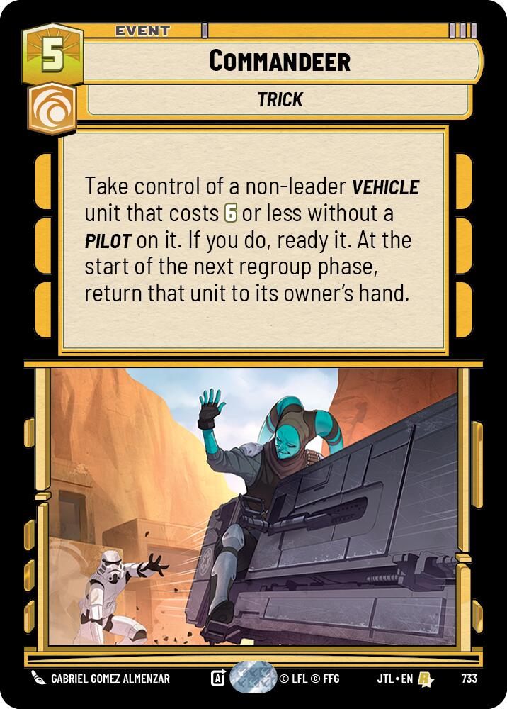 Commandeer (733) (733) [Jump to Lightspeed] | Shuffle n Cut Hobbies & Games