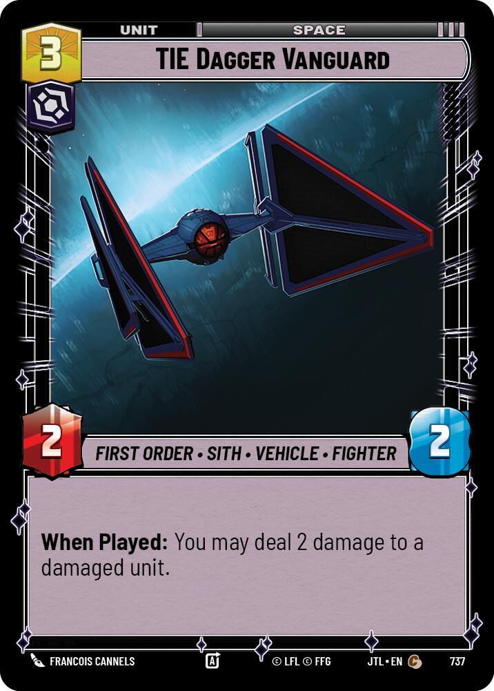 TIE Dagger Vanguard (737) (737) [Jump to Lightspeed] | Shuffle n Cut Hobbies & Games