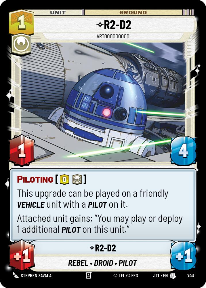 R2-D2 - Artooooooooo! (743) (743) [Jump to Lightspeed] | Shuffle n Cut Hobbies & Games