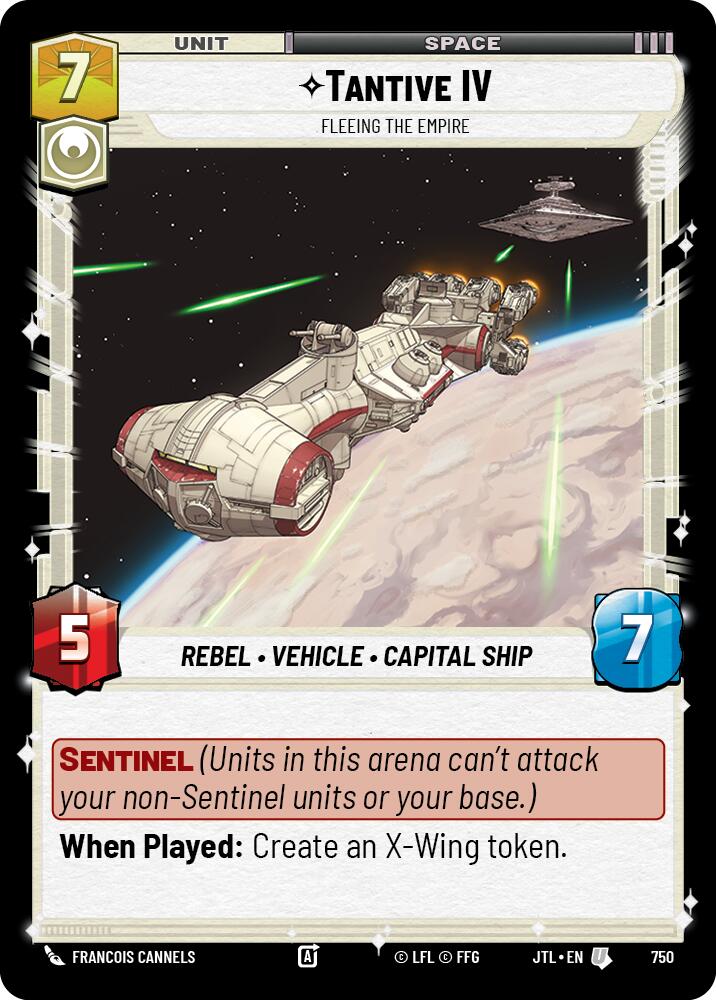 Tantive IV - Fleeing the Empire (750) (750) [Jump to Lightspeed] | Shuffle n Cut Hobbies & Games