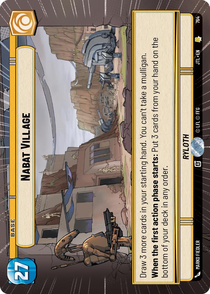Nabat Village (764) (Hyperspace Foil) (764) [Jump to Lightspeed] | Shuffle n Cut Hobbies & Games
