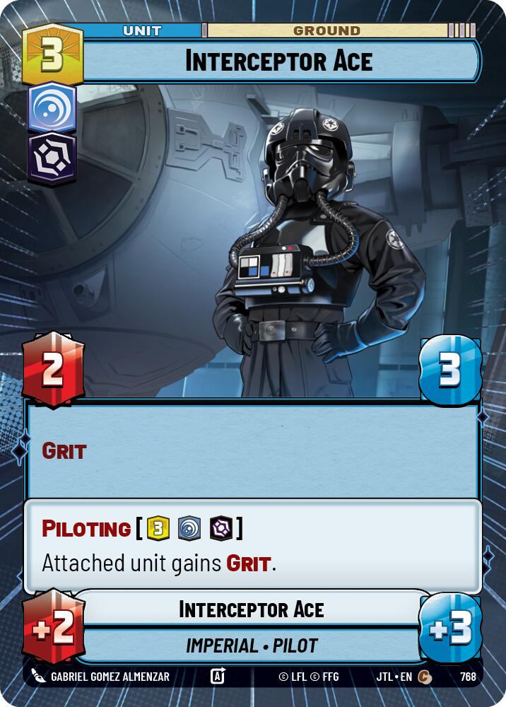 Interceptor Ace (768) (Hyperspace Foil) (768) [Jump to Lightspeed] | Shuffle n Cut Hobbies & Games
