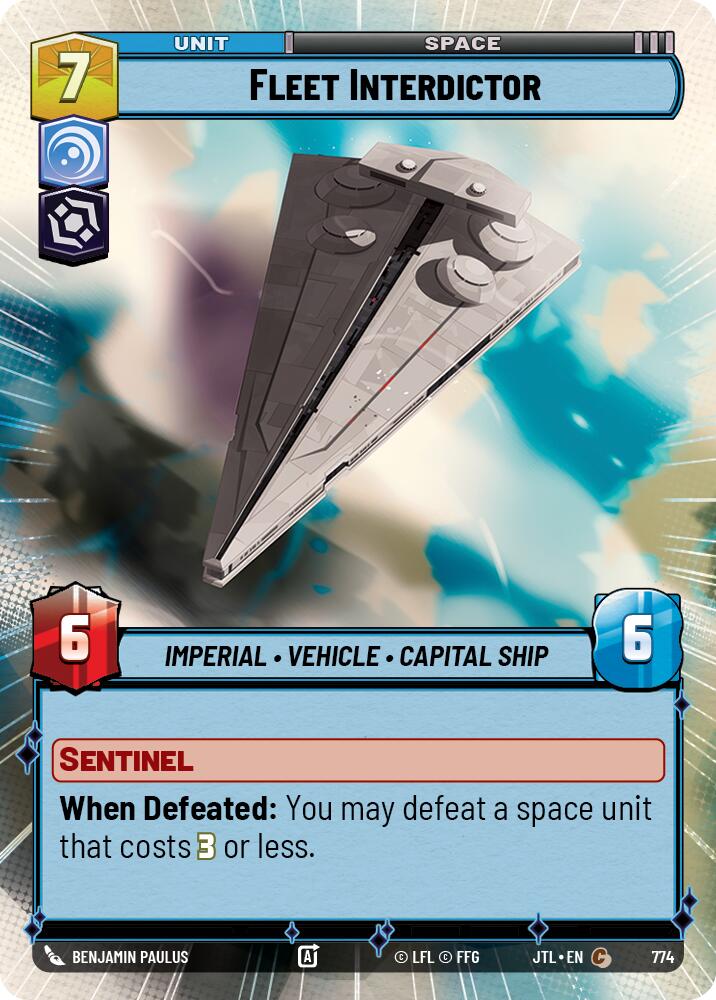 Fleet Interdictor (774) (Hyperspace Foil) (774) [Jump to Lightspeed] | Shuffle n Cut Hobbies & Games