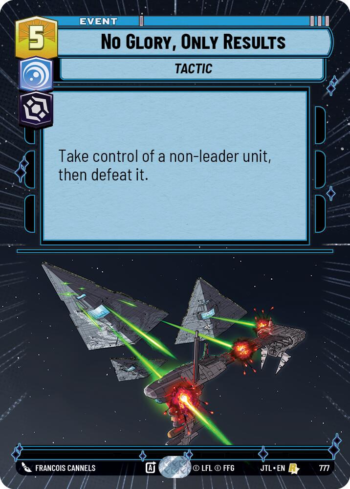 No Glory, Only Results (777) (Hyperspace Foil) (777) [Jump to Lightspeed] | Shuffle n Cut Hobbies & Games