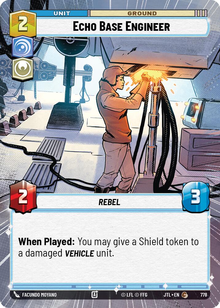 Echo Base Engineer (778) (Hyperspace Foil) (778) [Jump to Lightspeed] | Shuffle n Cut Hobbies & Games