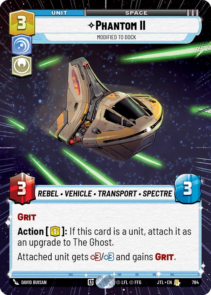 Phantom II - Modified to Dock (784) (Hyperspace Foil) (784) [Jump to Lightspeed] | Shuffle n Cut Hobbies & Games