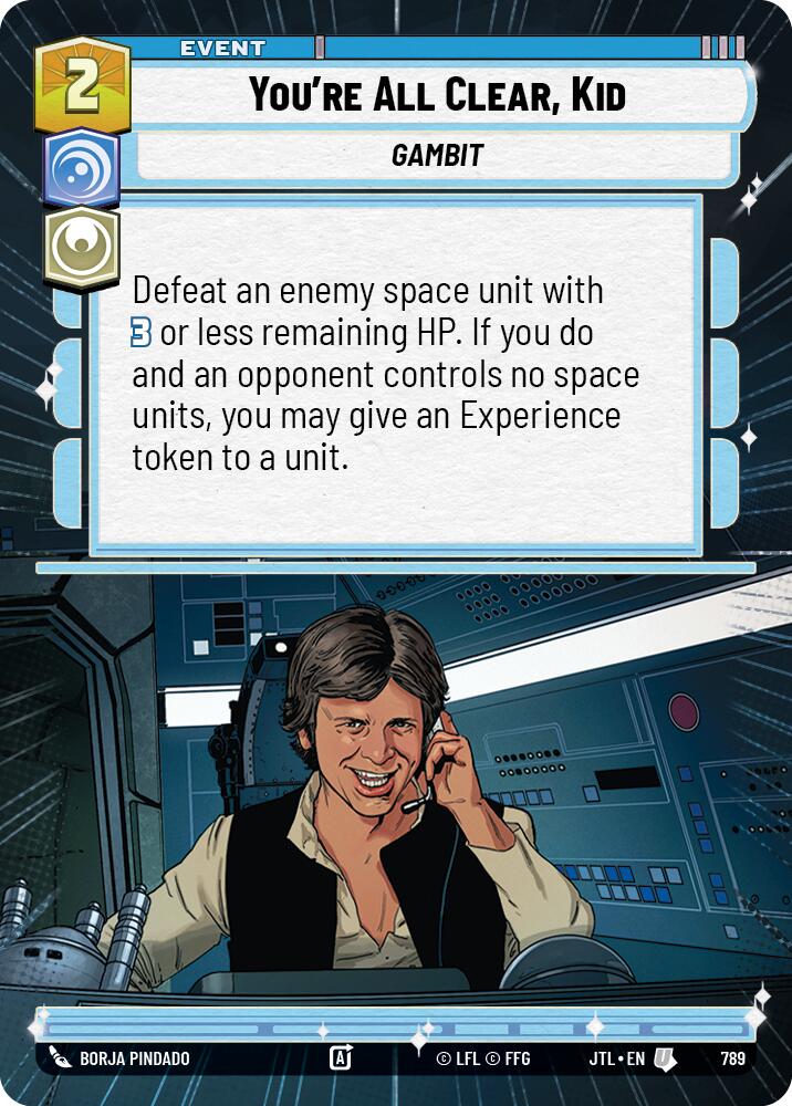 You're All Clear, Kid (789) (Hyperspace Foil) (789) [Jump to Lightspeed] | Shuffle n Cut Hobbies & Games
