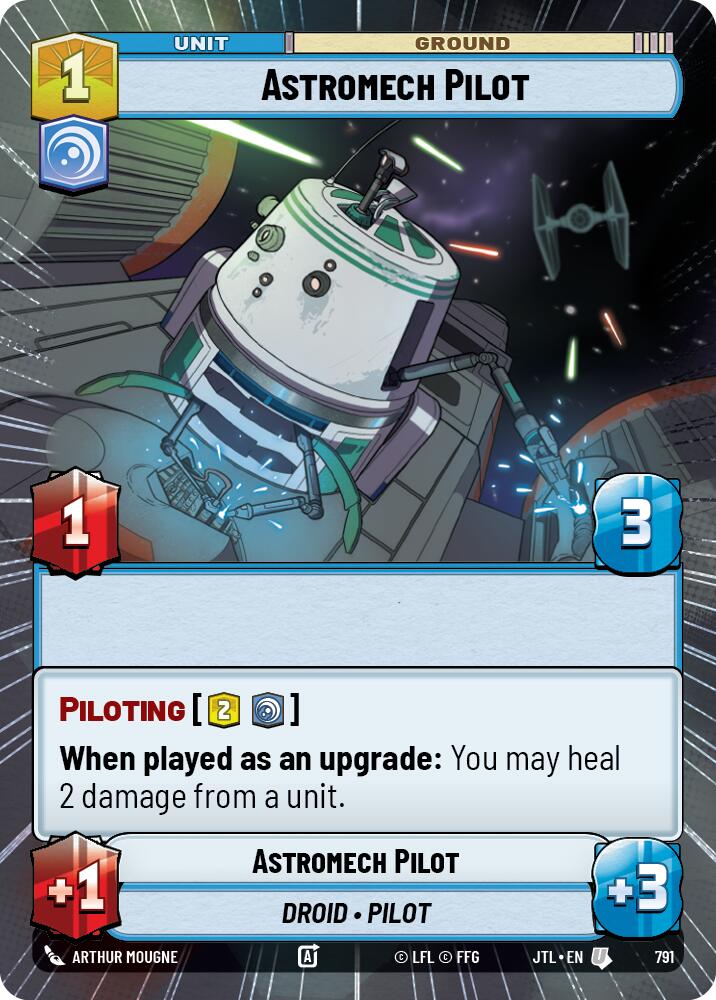 Astromech Pilot (791) (Hyperspace Foil) (791) [Jump to Lightspeed] | Shuffle n Cut Hobbies & Games