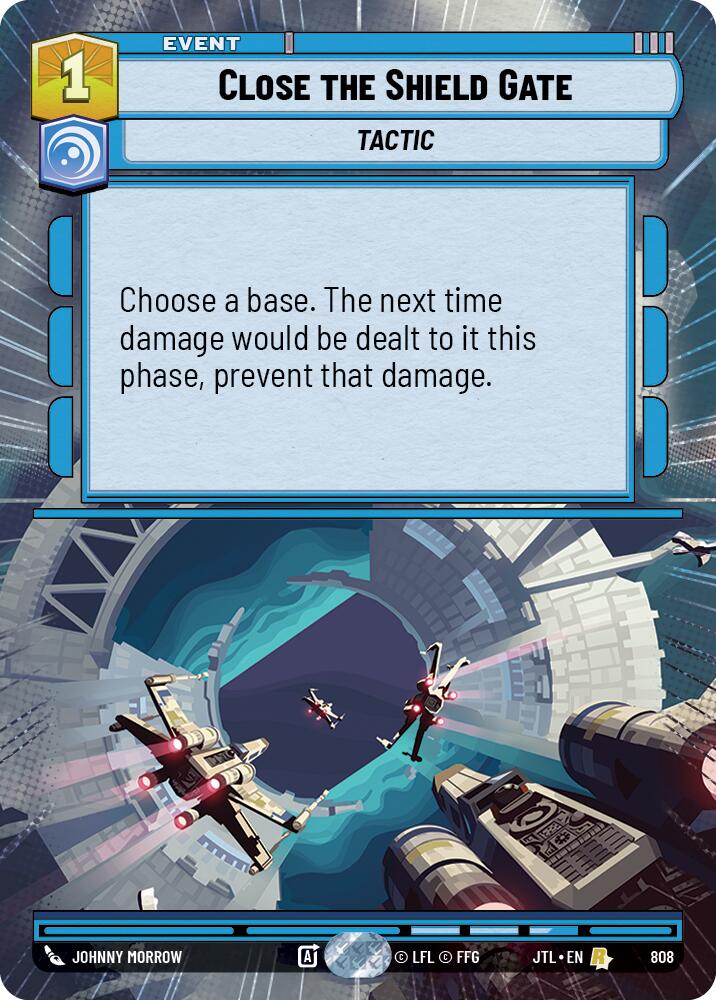 Close the Shield Gate (808) (Hyperspace Foil) (808) [Jump to Lightspeed] | Shuffle n Cut Hobbies & Games