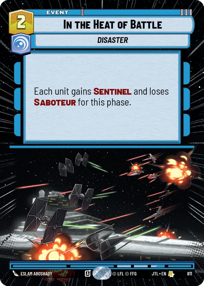 In the Heat of Battle (811) (Hyperspace Foil) (811) [Jump to Lightspeed] | Shuffle n Cut Hobbies & Games