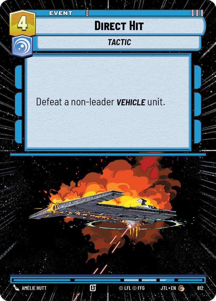 Direct Hit (812) (Hyperspace Foil) (812) [Jump to Lightspeed] | Shuffle n Cut Hobbies & Games