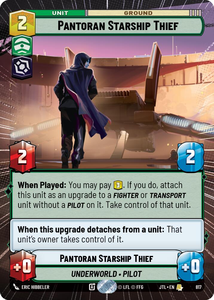 Pantoran Starship Thief (817) (Hyperspace Foil) (817) [Jump to Lightspeed] | Shuffle n Cut Hobbies & Games