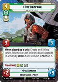 Poe Dameron - One Hell of a Pilot (834) (Hyperspace Foil) (834) [Jump to Lightspeed]