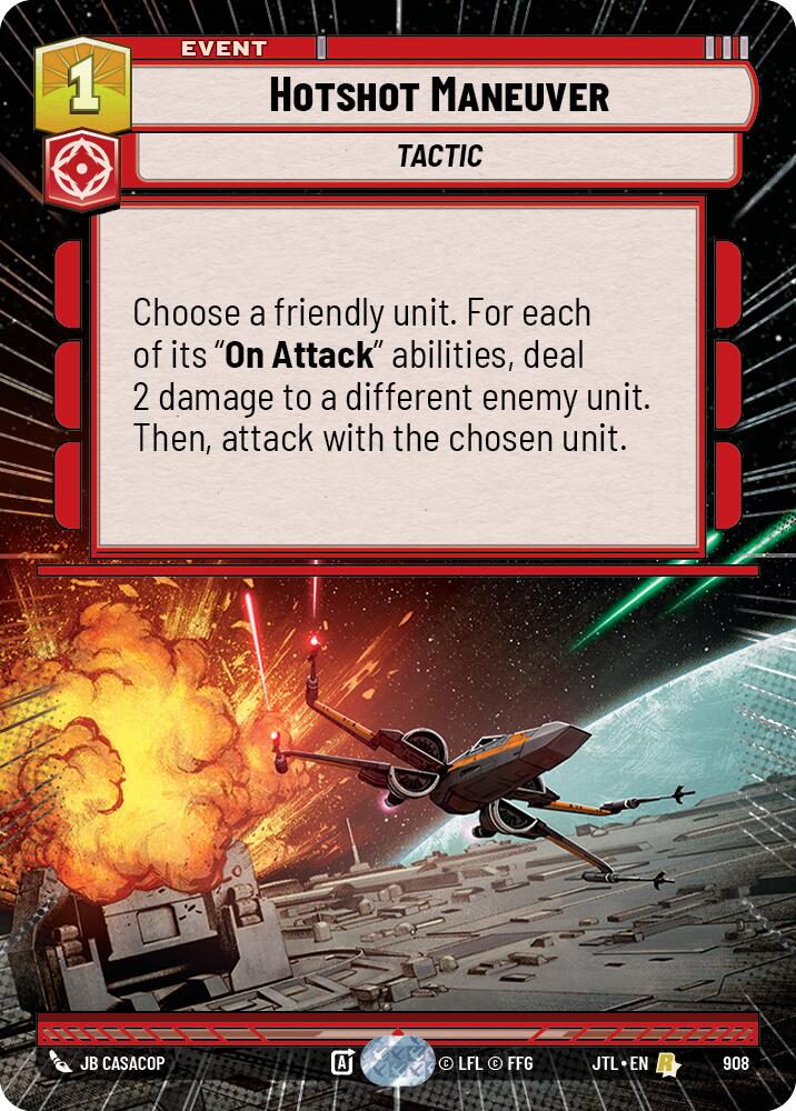 Hotshot Maneuver (908) (Hyperspace Foil) (908) [Jump to Lightspeed] | Shuffle n Cut Hobbies & Games
