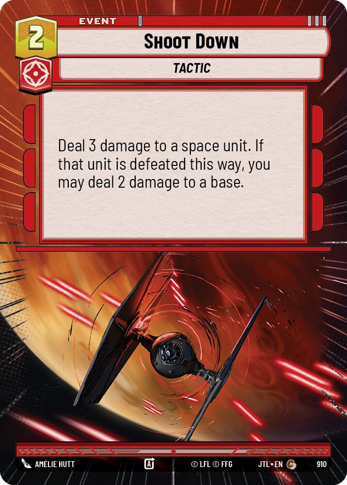 Shoot Down (910) (Hyperspace Foil) (910) [Jump to Lightspeed] | Shuffle n Cut Hobbies & Games