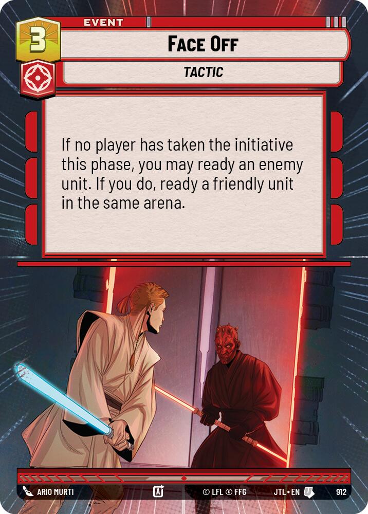 Face Off (912) (Hyperspace Foil) (912) [Jump to Lightspeed] | Shuffle n Cut Hobbies & Games