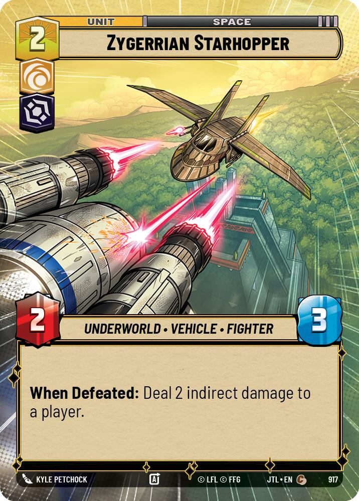 Zygerrian Starhopper (917) (Hyperspace Foil) (917) [Jump to Lightspeed] | Shuffle n Cut Hobbies & Games
