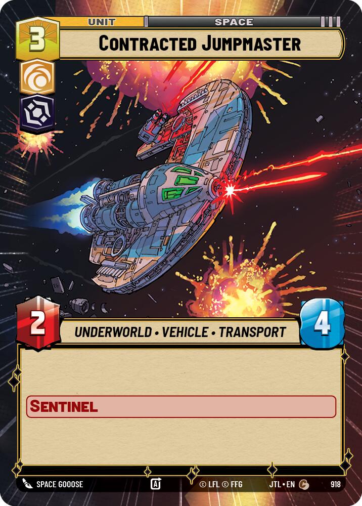 Contracted Jumpmaster (918) (Hyperspace Foil) (918) [Jump to Lightspeed] | Shuffle n Cut Hobbies & Games
