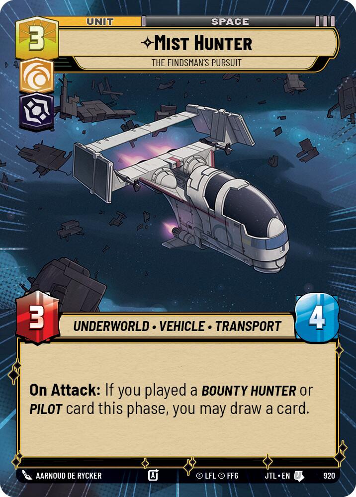 Mist Hunter - The Findsman's Pursuit (920) (Hyperspace Foil) (920) [Jump to Lightspeed] | Shuffle n Cut Hobbies & Games