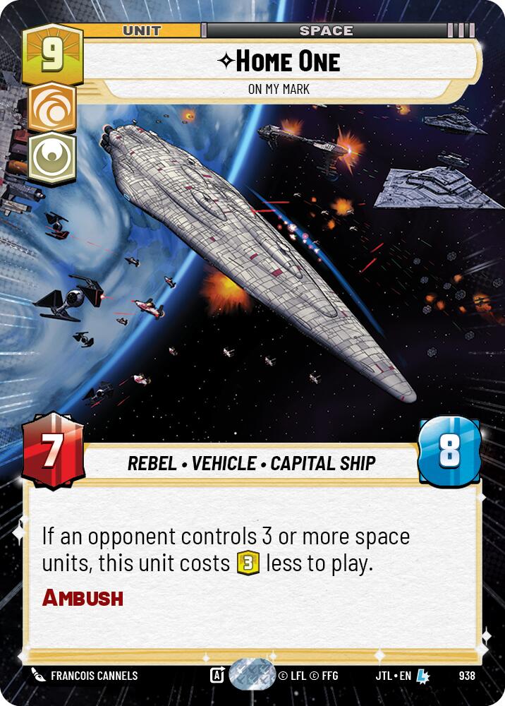 Home One - On My Mark (938) (Hyperspace Foil) (938) [Jump to Lightspeed] | Shuffle n Cut Hobbies & Games