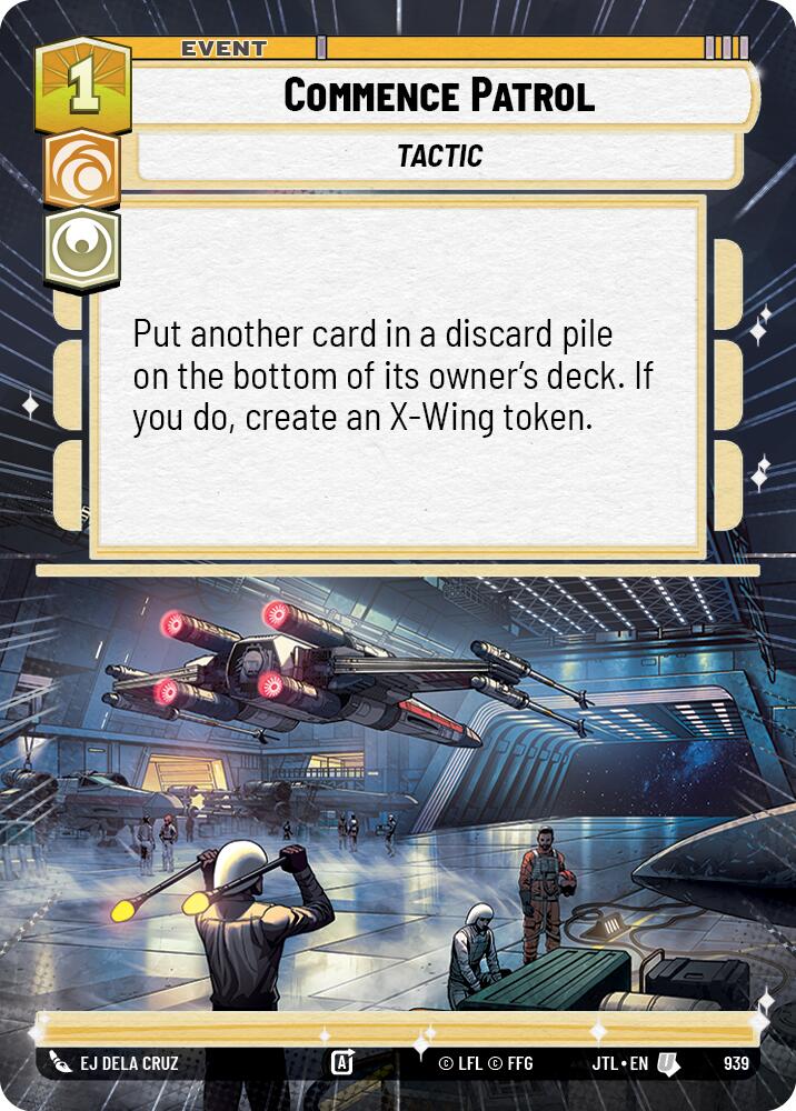 Commence Patrol (939) (Hyperspace Foil) (939) [Jump to Lightspeed] | Shuffle n Cut Hobbies & Games