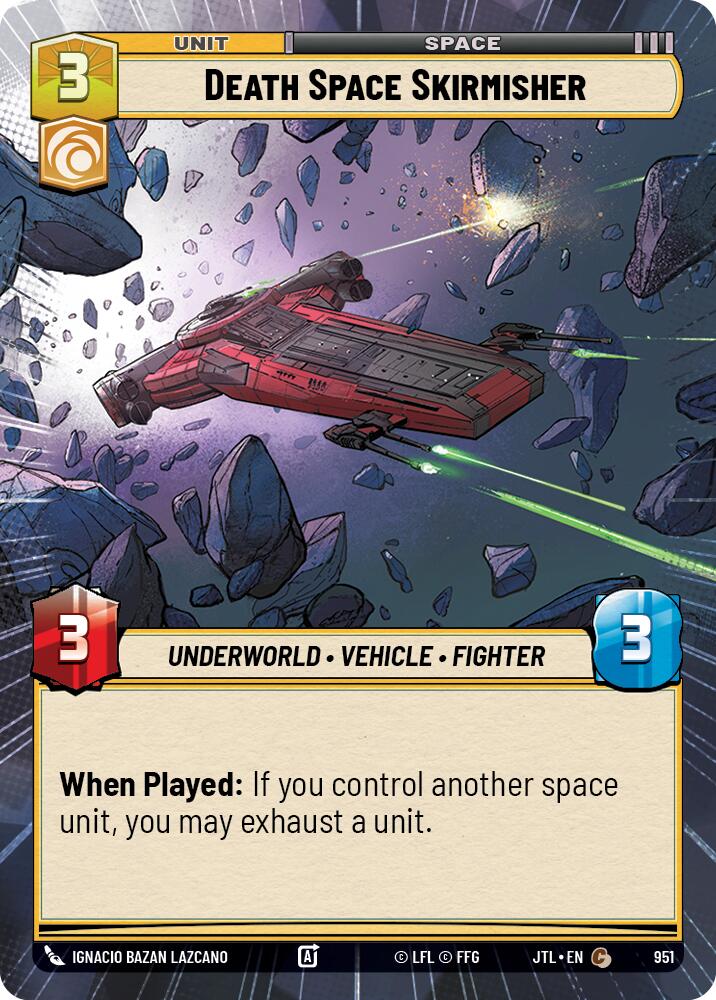 Death Space Skirmisher (951) (Hyperspace Foil) (951) [Jump to Lightspeed] | Shuffle n Cut Hobbies & Games