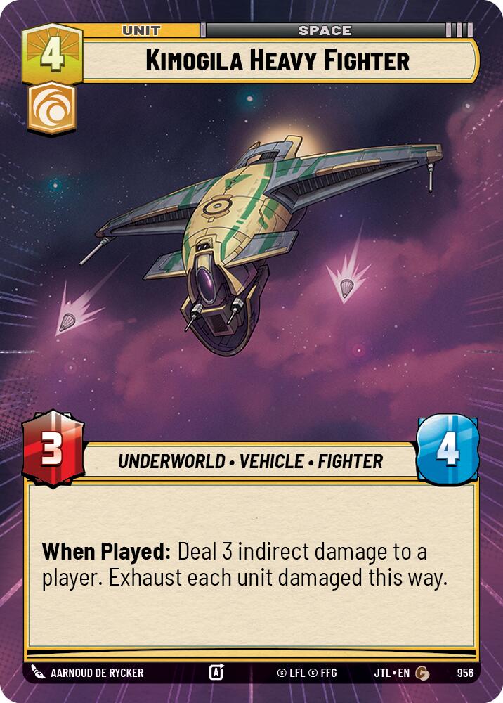 Kimogila Heavy Fighter (956) (Hyperspace Foil) (956) [Jump to Lightspeed] | Shuffle n Cut Hobbies & Games