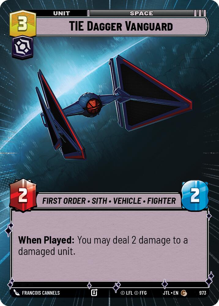 TIE Dagger Vanguard (973) (Hyperspace Foil) (973) [Jump to Lightspeed] | Shuffle n Cut Hobbies & Games