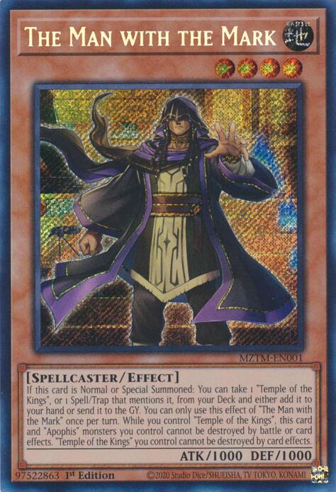 The Man with the Mark [MZTM-EN001] Secret Rare | Shuffle n Cut Hobbies & Games